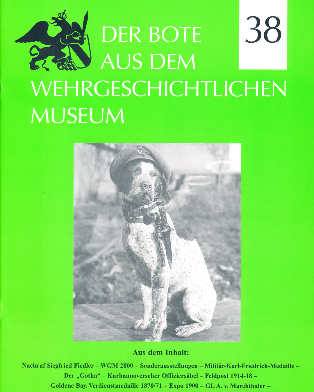 Der Bote aus dem Wehrgeschichtlichen Museum, Heft 38 / 2000